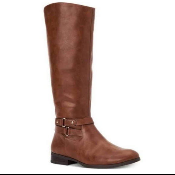 Style & Co. Shoes - STYLE & CO Wide-Calf Kendell Riding Boot